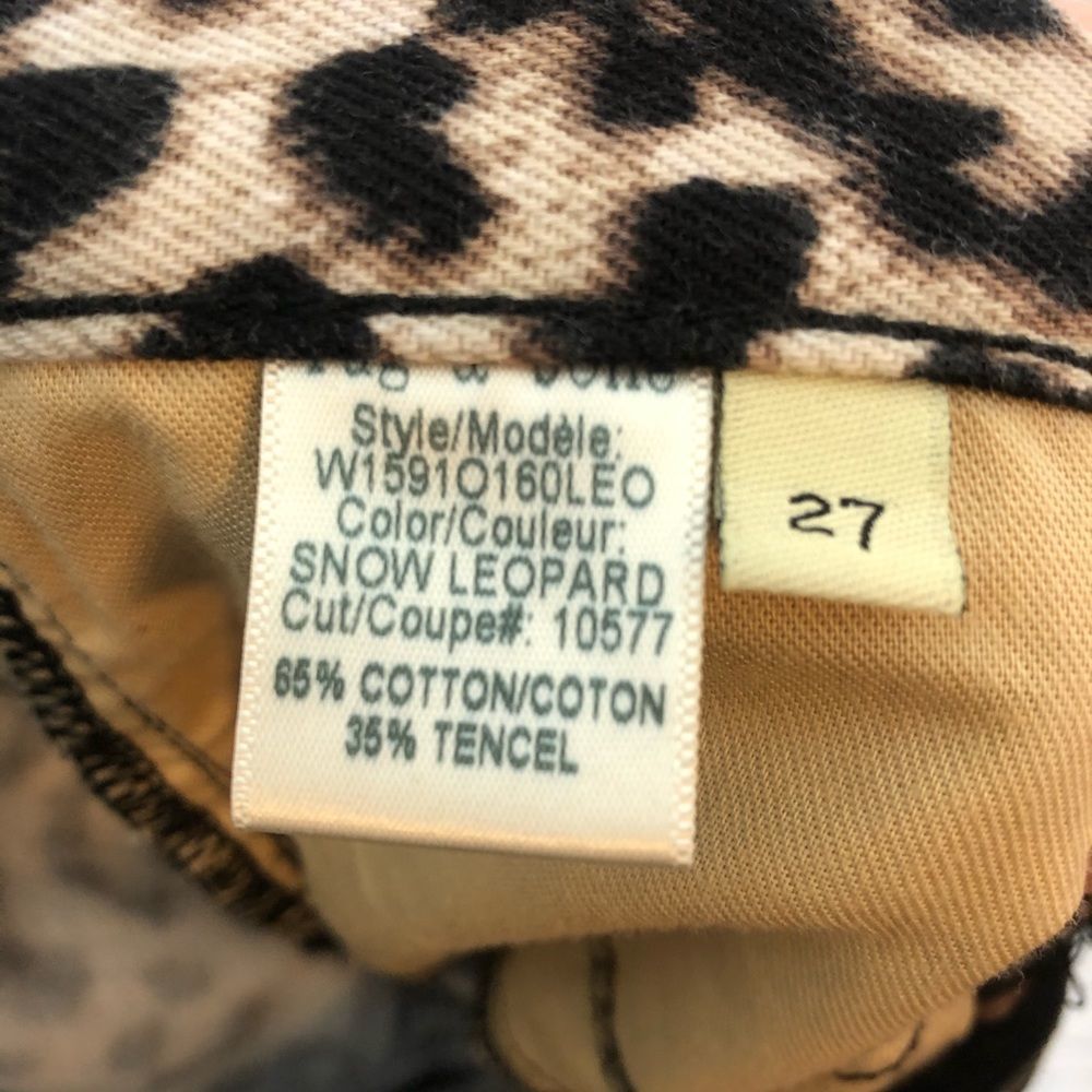 rag & bone Snow Leopard Boyfriend Jeans - Picture 7 of 7